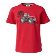 Tee shirt enfant Massey Ferguson rouge
