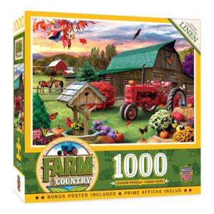 Puzzle 1000 pièces "le domaine de la moisson"