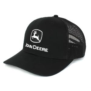 Casquette John Deere noire filet