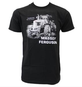 Tee shirt Massey Ferguson noir