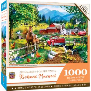 Puzzle 1000 pièces "la ferme des colombes blanches"